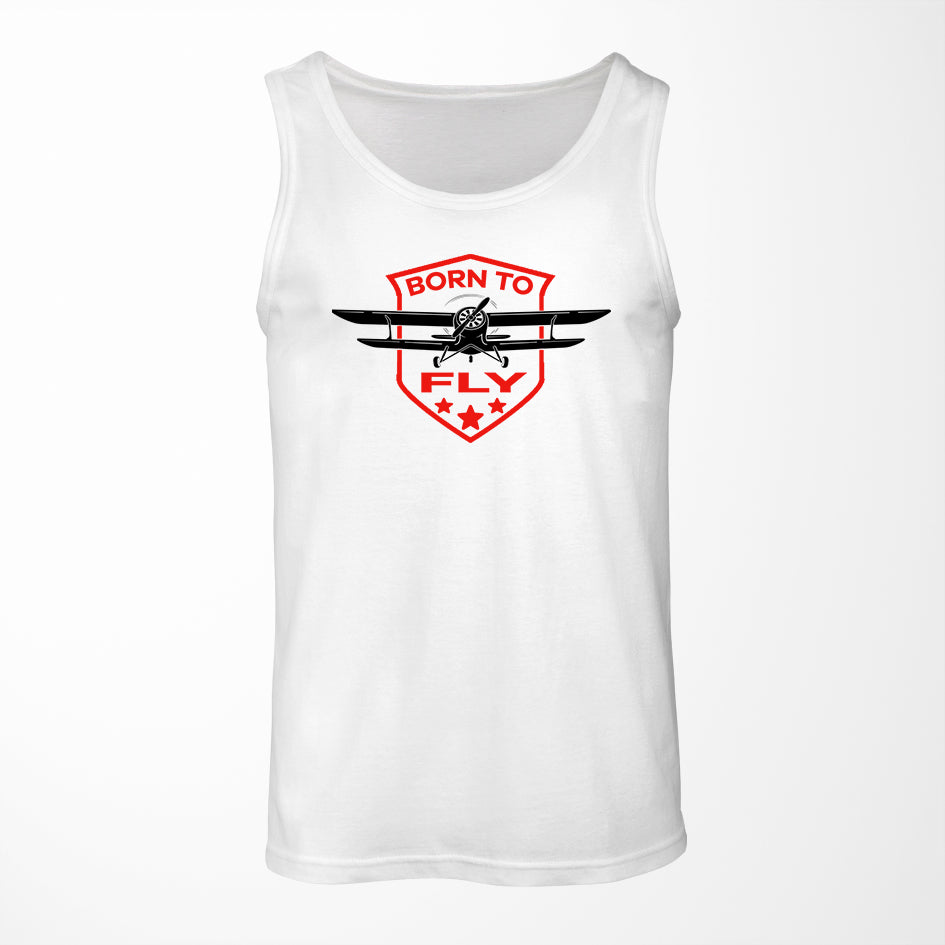 Born To Fly Designed Designed Tank Tops