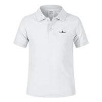 Thumbnail for Boeing 747 Silhouette Designed Children Polo T-Shirts