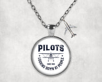 Thumbnail for Pilots Looking Down at People Since 1903 Designed Necklaces