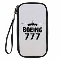 Thumbnail for Boeing 777 & Plane Designed Travel Cases & Wallets