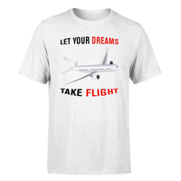 Thumbnail for Let Your Dreams Take Flight Designed T-Shirts