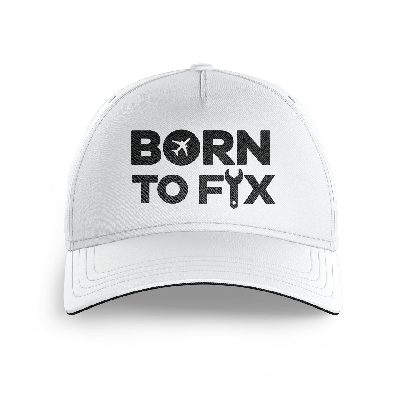 Born To Fix Airplanes Printed Hats