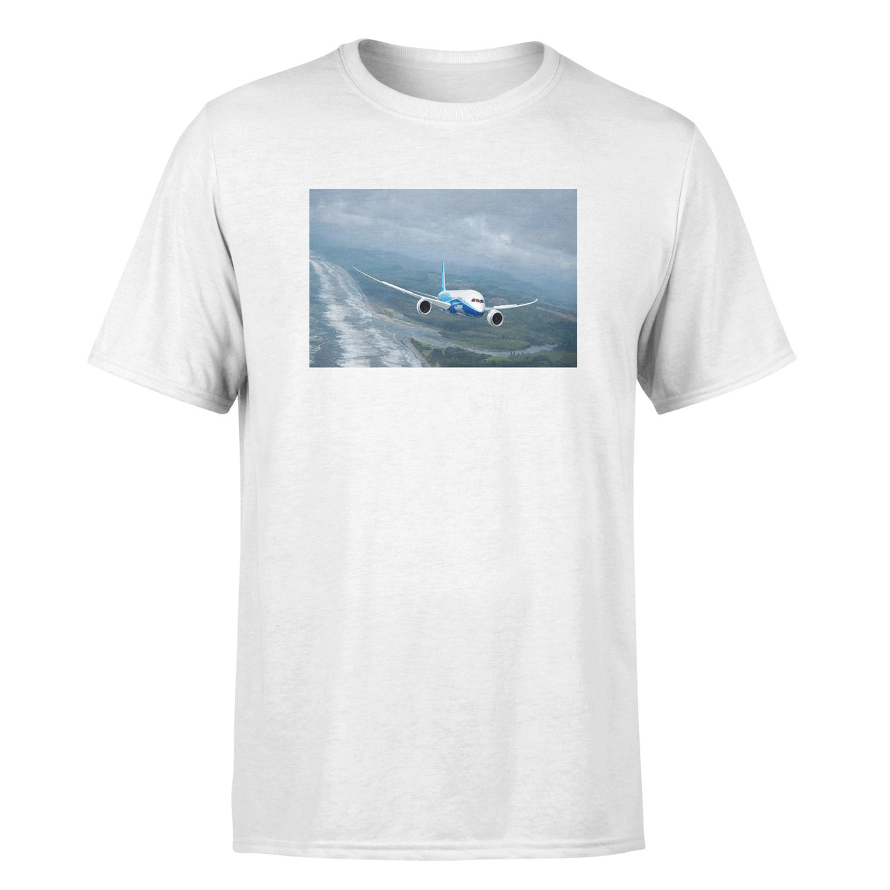 Cruising Boeing 787 Designed T-Shirts