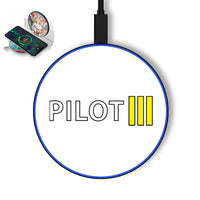 Thumbnail for Pilot & Stripes (3 Lines) Designed Wireless Chargers