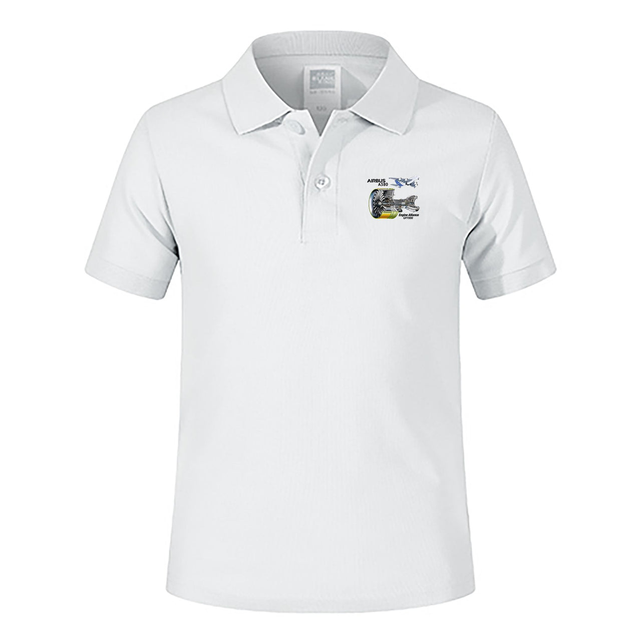Airbus A380 & GP7000 Engine Designed Children Polo T-Shirts
