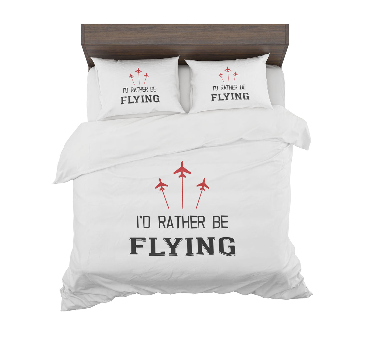 I'D Rather Be Flying Of Jet Fuel In The Morning Designed Bedding Sets