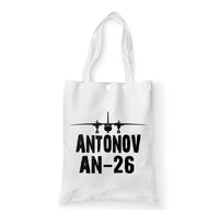 Thumbnail for Antonov AN-26 & Plane Designed Tote Bags