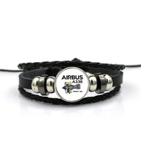 Thumbnail for Airbus A330 & Trent 700 Engine Designed Leather Bracelets