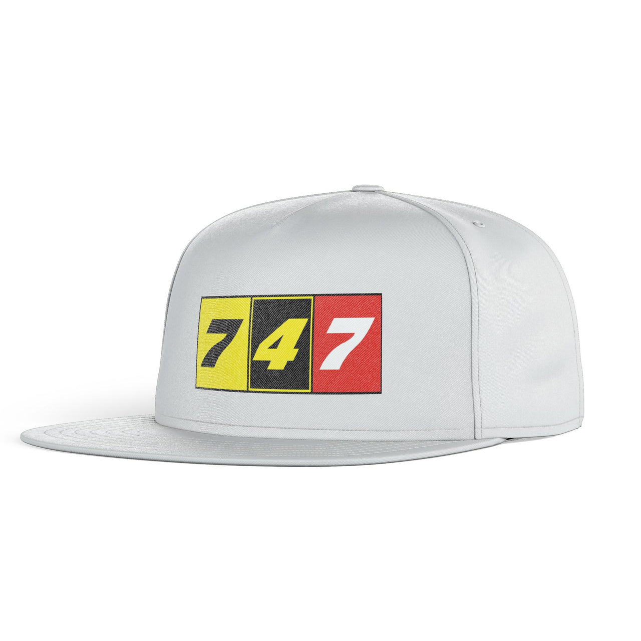 Flat Colourful 747 Designed Snapback Caps & Hats