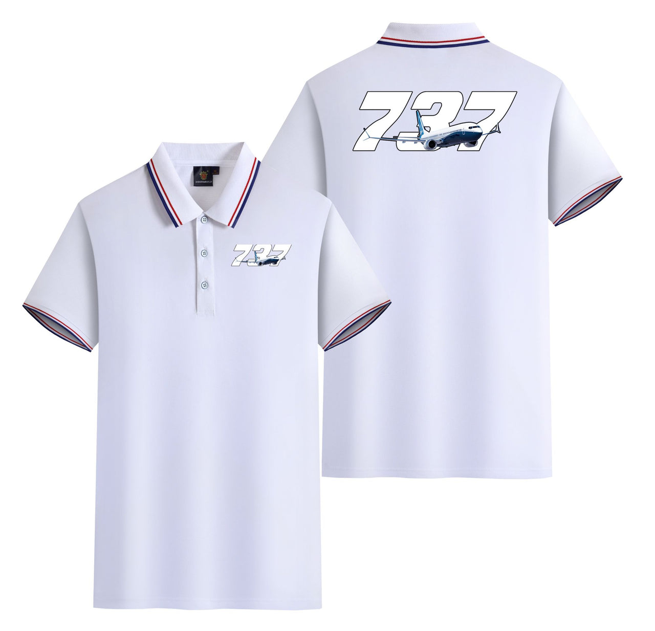 Super Boeing 737 Designed Stylish Polo T-Shirts (Double-Side)