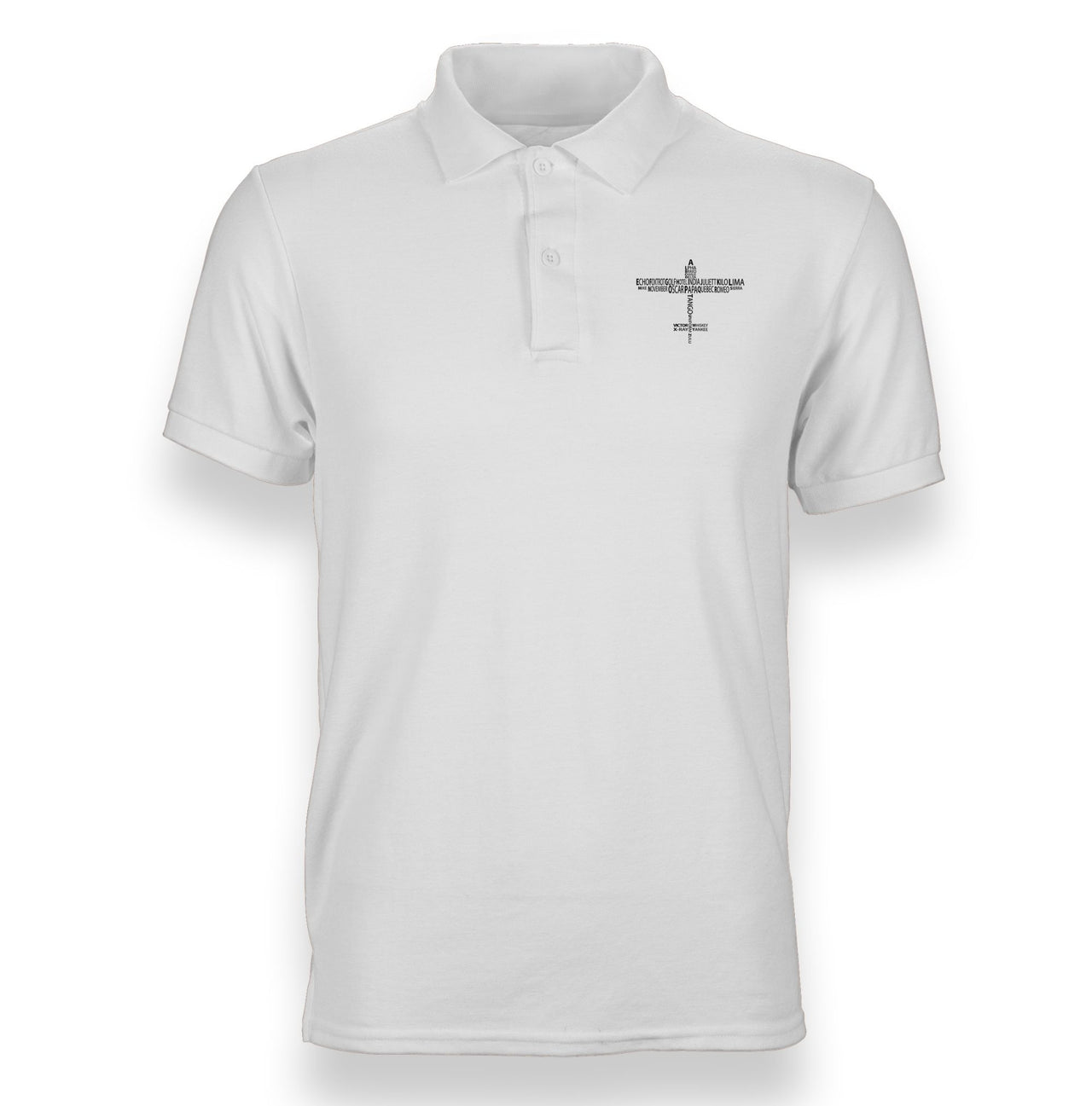 Propeller Shape Aviation Alphabet Designed "WOMEN" Polo T-Shirts