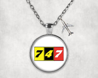 Thumbnail for Flat Colourful 747 Designed Necklaces