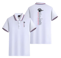 Thumbnail for Aviation Alphabet Designed Stylish Polo T-Shirts (Double-Side)