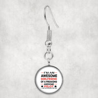 Thumbnail for I am an Awesome Girlfriend Designed Earrings