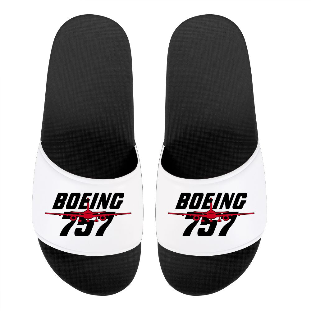 Amazing Boeing 757 Designed Sport Slippers
