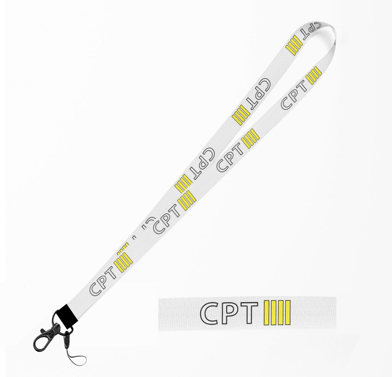 CPT & 4 Lines Designed Lanyard & ID Holders