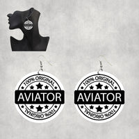 Thumbnail for 100 Original Aviator Designed Wooden Drop Earrings