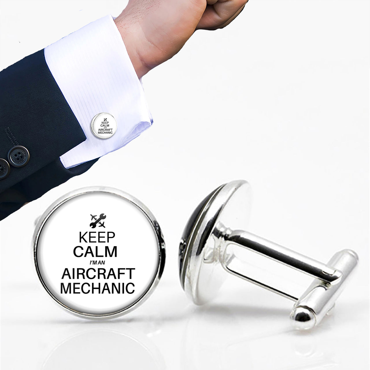 Aircraft Mechanic Designed Cuff Links