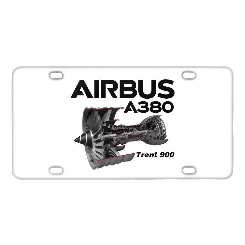 Airbus A380 & Trent 900 Engine Designed Metal (License) Plates