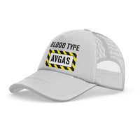 Thumbnail for Blood Type AVGAS Designed Trucker Caps & Hats