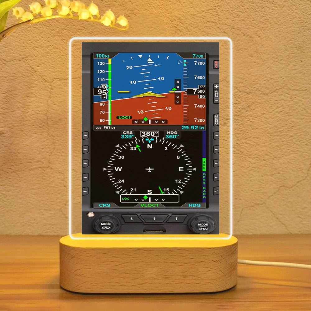 Airplane Notification Theme Designed Night Lamp