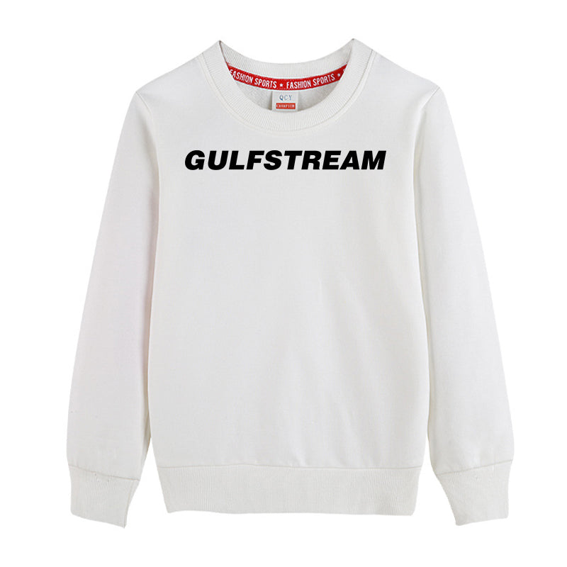 Gulfstream & Text Designed "CHILDREN" Sweatshirts