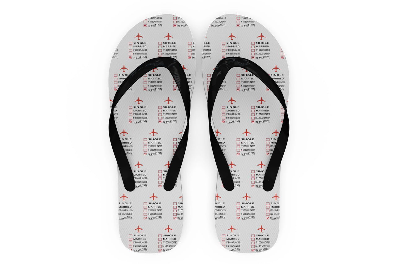 In Aviation Designed Slippers (Flip Flops)