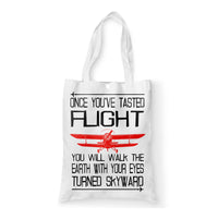 Thumbnail for Once You've Tasted Flight Designed Tote Bags