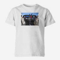 Thumbnail for Cessna 172 Cockpit Designed Children T-Shirts