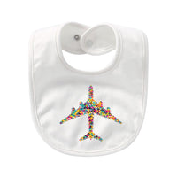 Thumbnail for Colourful Airplane Designed Baby Saliva & Feeding Towels