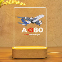 Thumbnail for Airbus A380 Love at first flight Designed Night Lamp