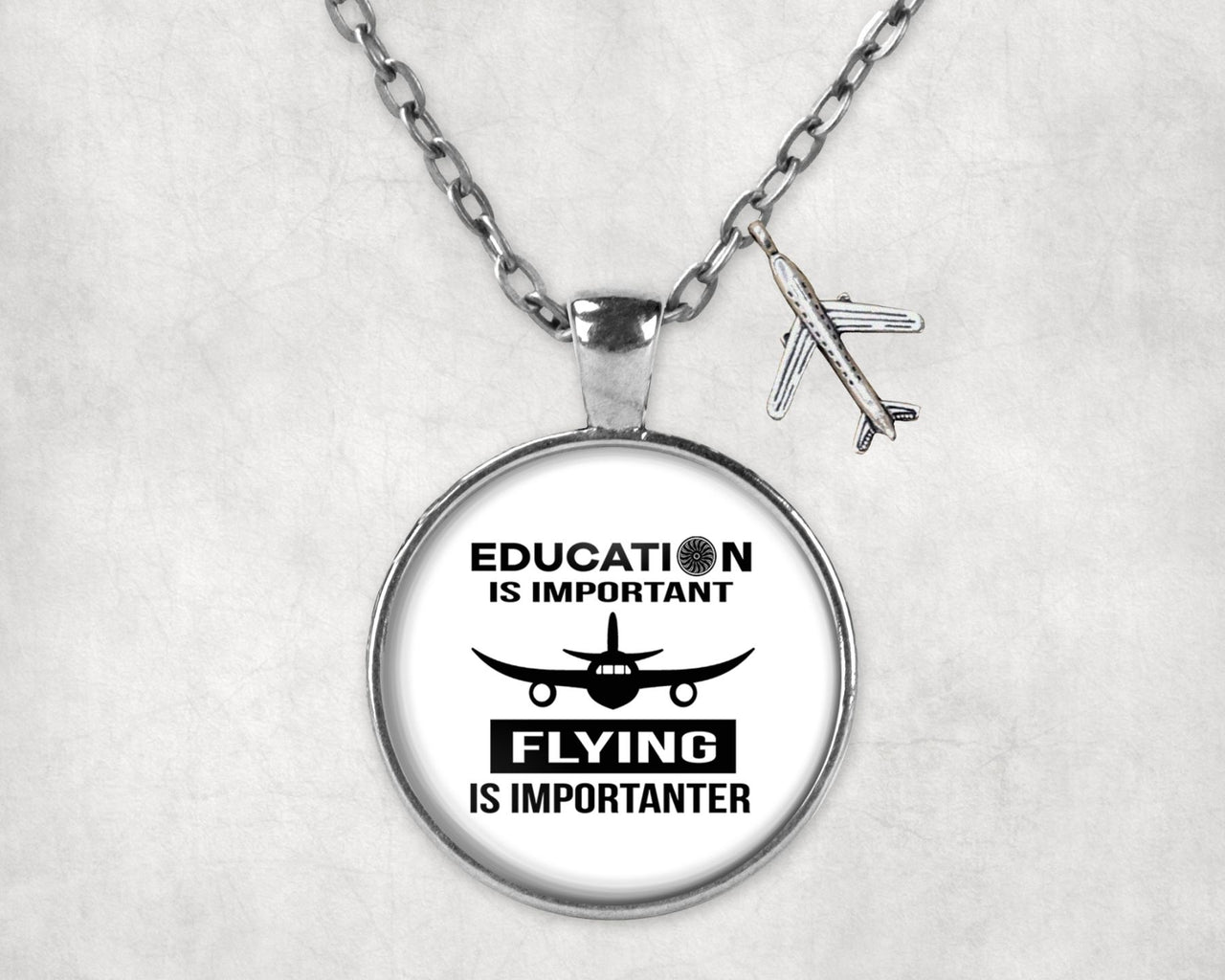 Flying is Importanter Designed Necklaces