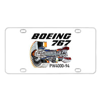 Thumbnail for Boeing 767 Engine (PW4000-94) Designed Metal (License) Plates