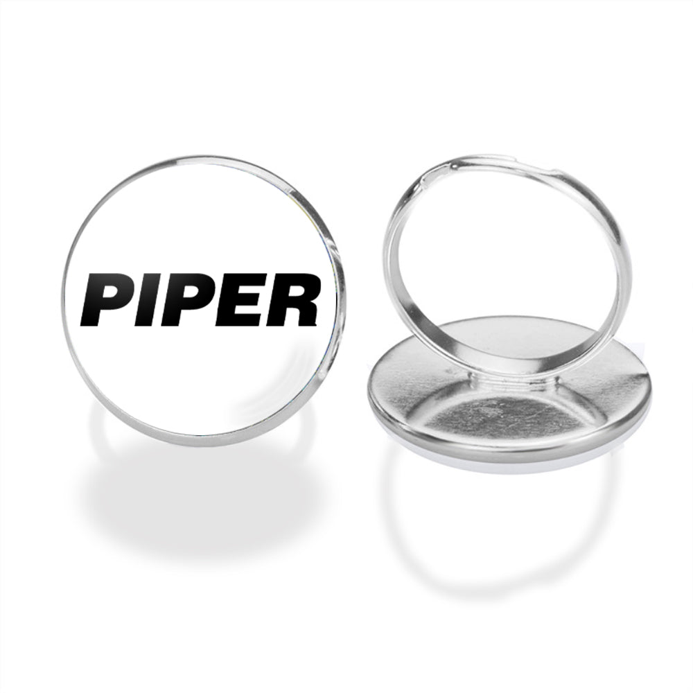 Piper & Text Designed Rings