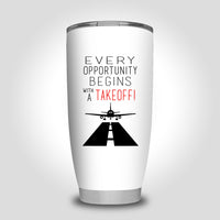 Thumbnail for Every Opportunity Designed Tumbler Travel Mugs