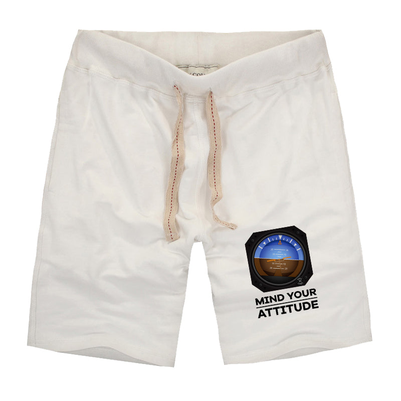 Mind Your Attitude Designed Cotton Shorts