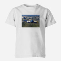 Thumbnail for Amazing View with Blue Angels Aircraft Designed Children T-Shirts