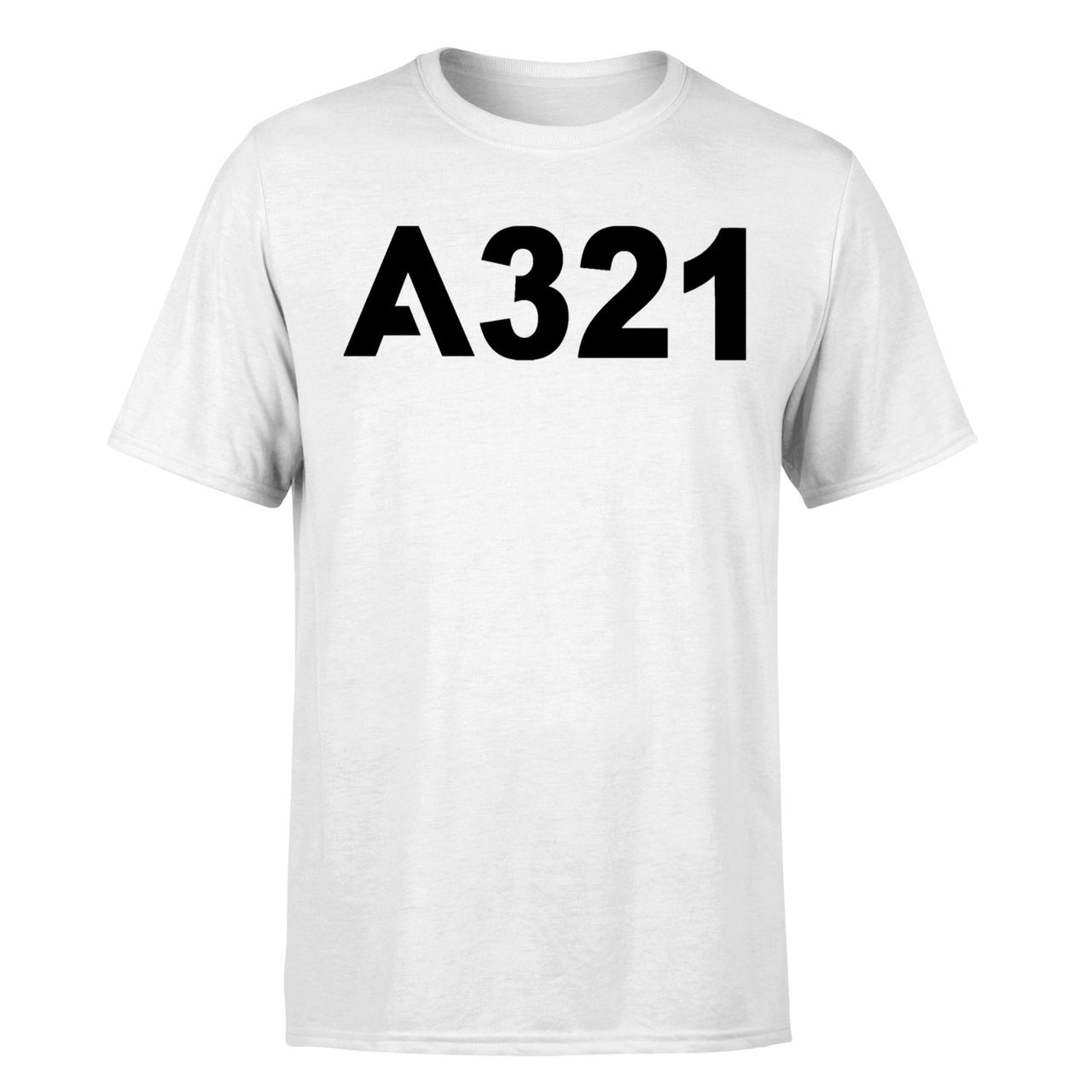 A321 Flat Text Designed T-Shirts