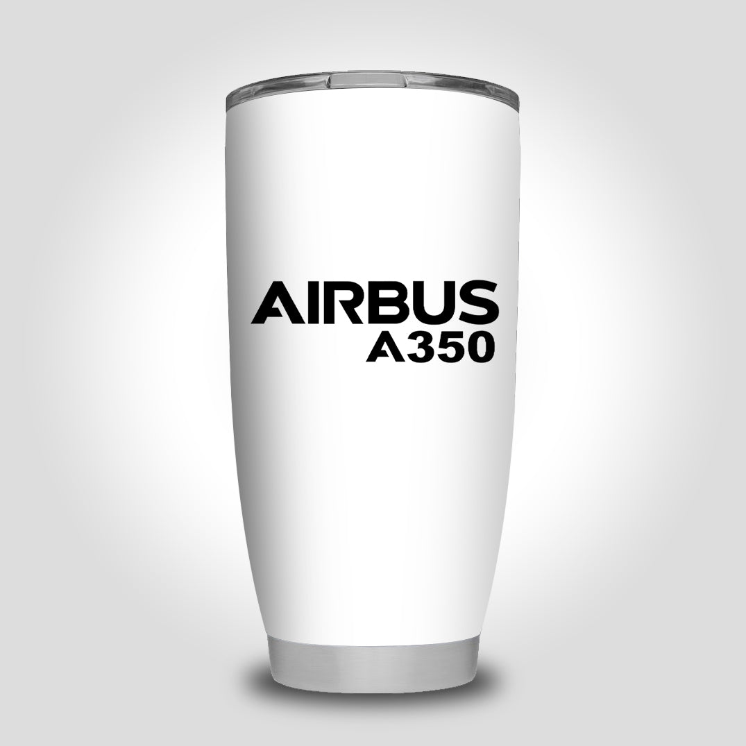 Airbus A350 & Text Designed Tumbler Travel Mugs