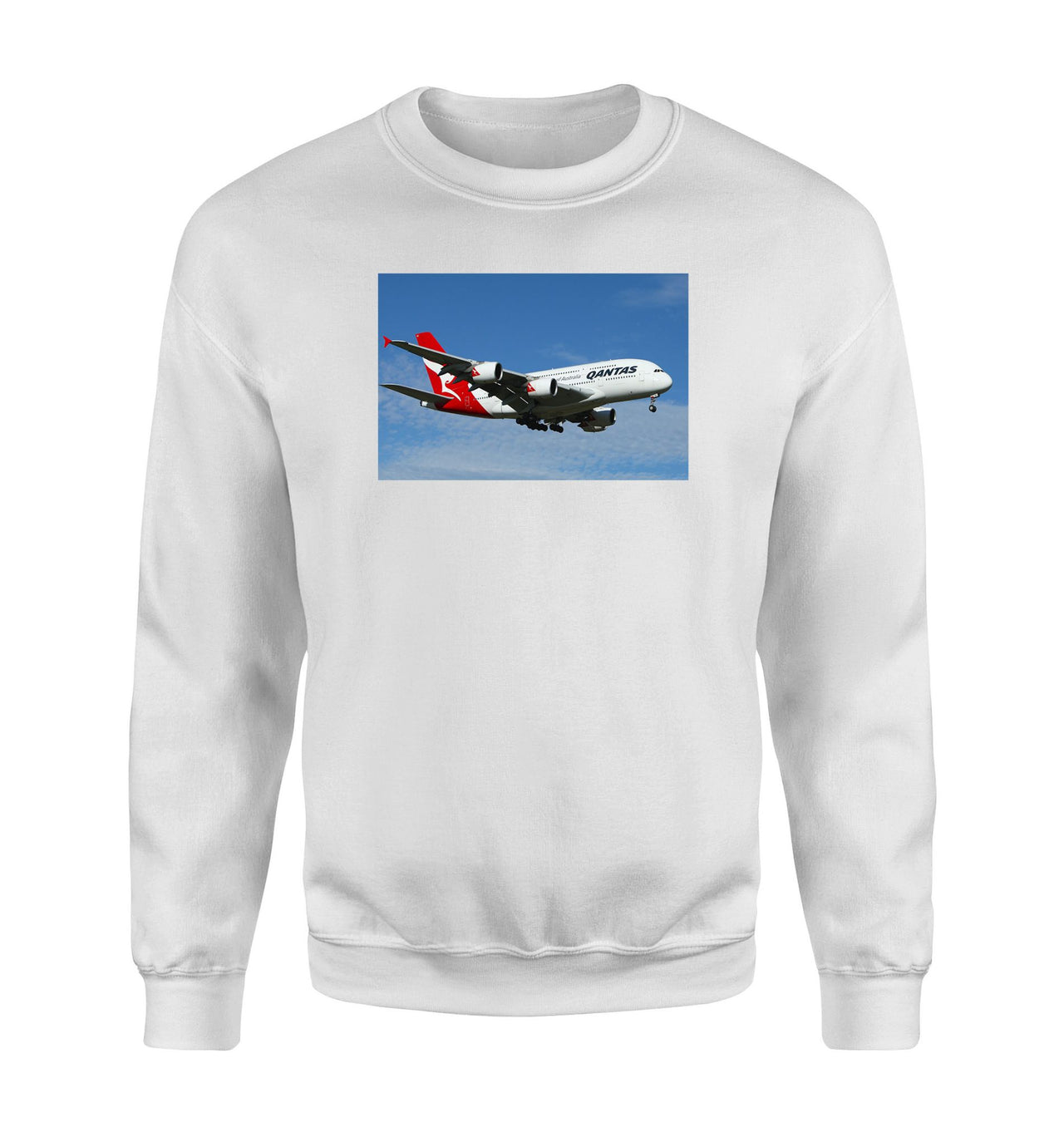 Landing Qantas A380 Designed Sweatshirts