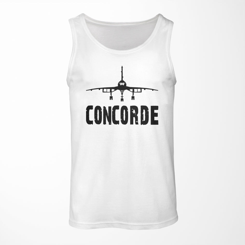 Concorde & Plane Designed Tank Tops