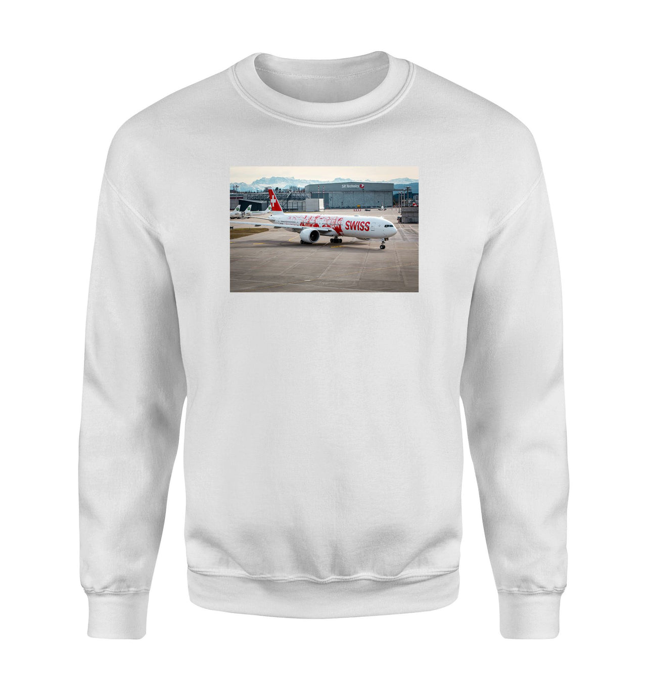 Boeing 777 Swiss Foto Designed Sweatshirts