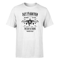 Thumbnail for Jet Fighter - The Sky is Yours Designed T-Shirts