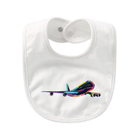 Thumbnail for Multicolor Airplane Designed Baby Saliva & Feeding Towels
