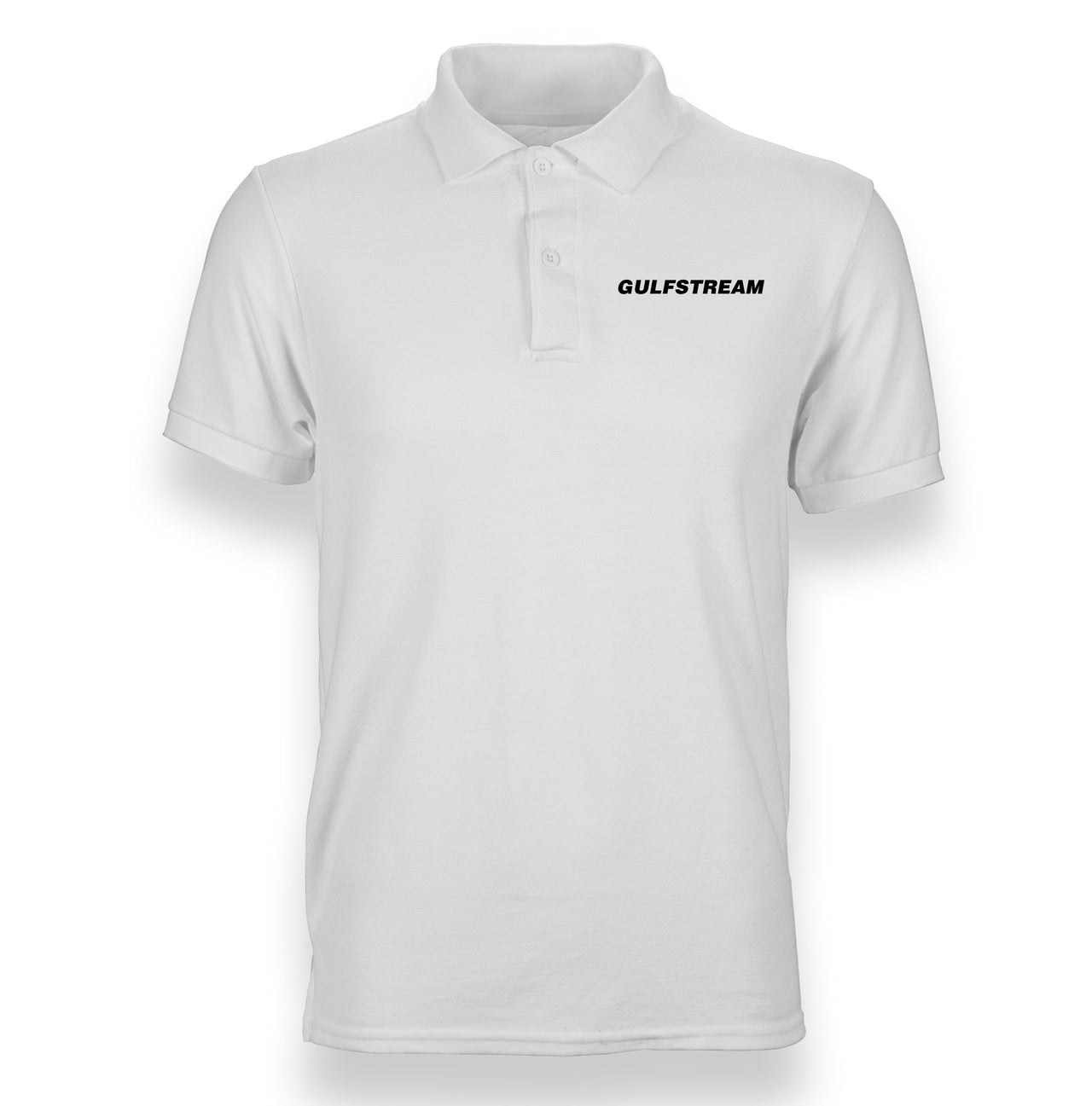 Gulfstream & Text Designed Polo T-Shirts