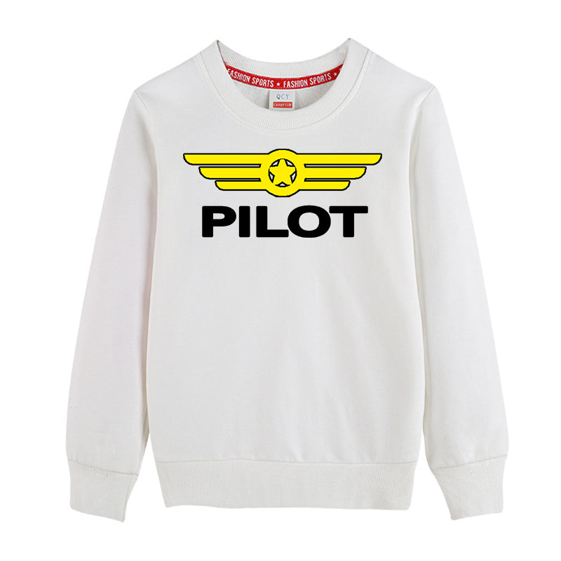 Pilot & Badge Designed "CHILDREN" Sweatshirts