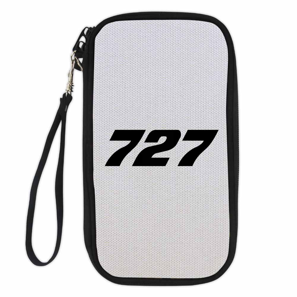 727 Flat Text Designed Travel Cases & Wallets