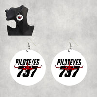 Thumbnail for Amazing Piloteyes737 Designed Wooden Drop Earrings