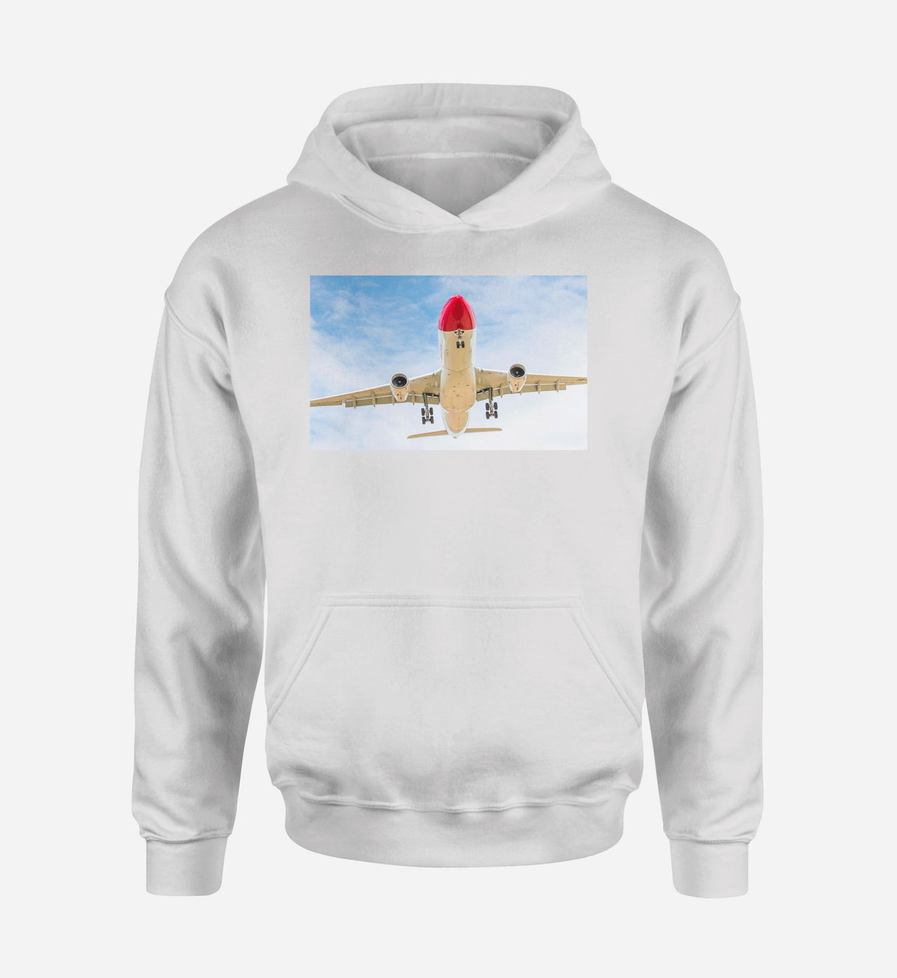 Beautiful Airbus A330 on Approach Designed Hoodies