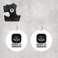 Thumbnail for Keep It Coordinated Designed Wooden Drop Earrings
